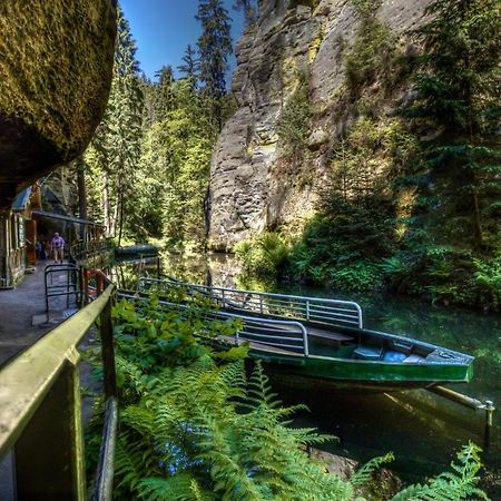 Gasthaus "Zum Wanderstuebel" Гінтергермсдорф Екстер'єр фото